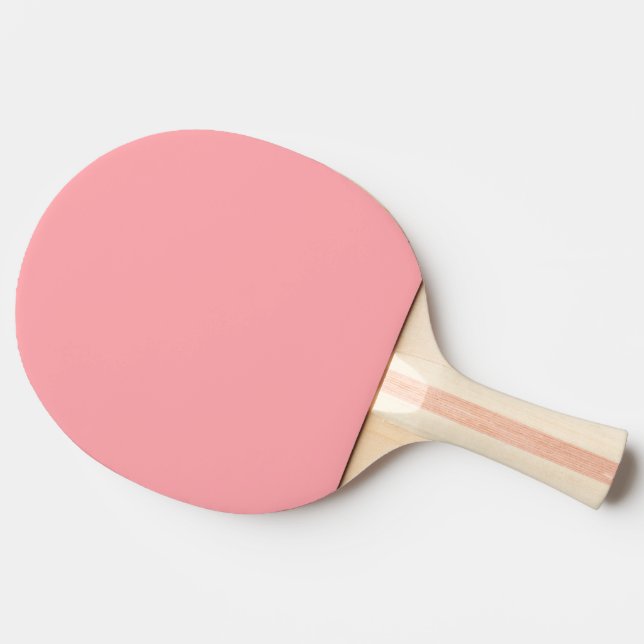 Solid weiches Rosa Tischtennis Schläger (Seitenansicht)