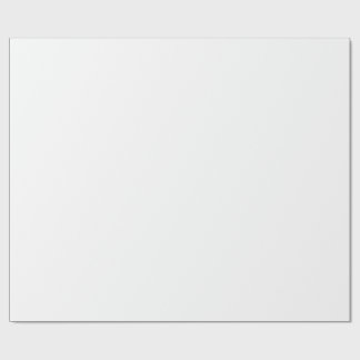 Solid White Customizable Wrapping Pap Geschenkpapier