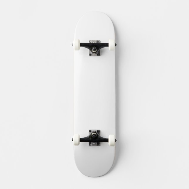 Solid White Skateboard (Vorderseite)