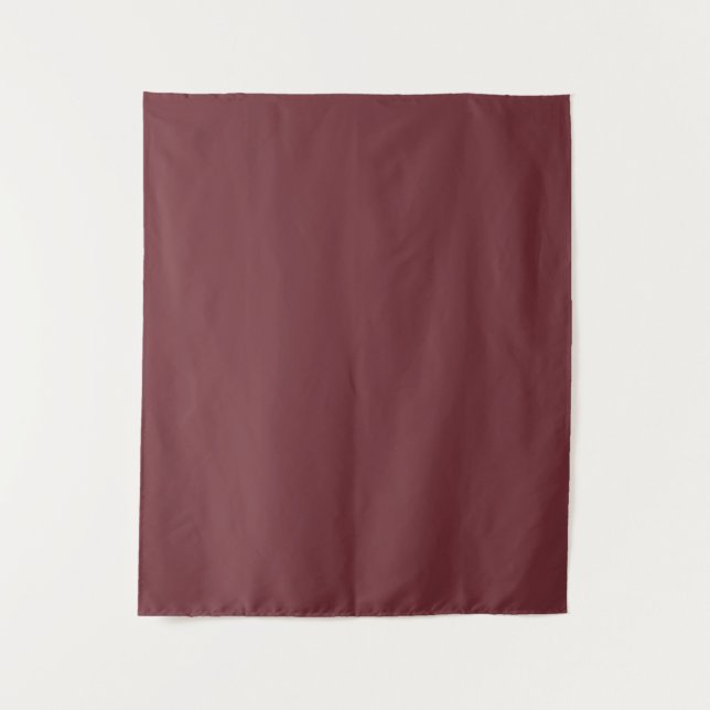 Solid Wine Red Color Tone Wandteppich (Vorderseite)