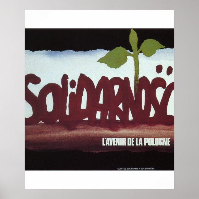 Solidarität. Die Zukunft von Polen_Propaganda-Post Poster (Vorne)