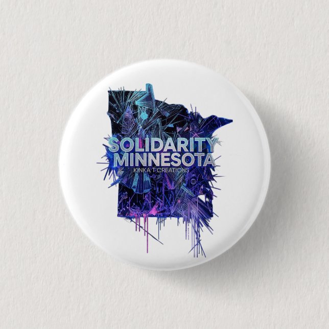 Solidarität Minnesota Button (Vorderseite)
