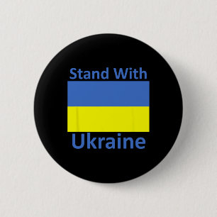 Solidarität mit der Ukraine Button