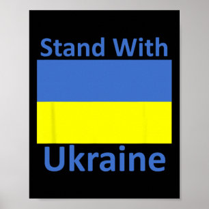 Solidarität mit der Ukraine  Poster