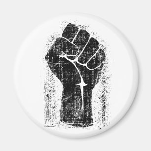 Solidaritätsfaust beängstigender Stil Magnet