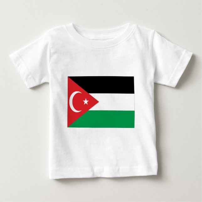 Solidaritätsflagge Gazas die Türkei Baby T-shirt (Vorderseite)