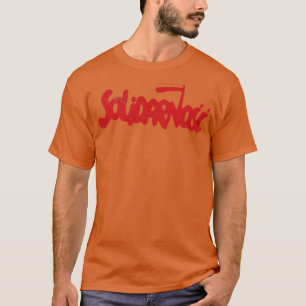 Solidarnosc 80er Polnische Gewerkschaft T-Shirt