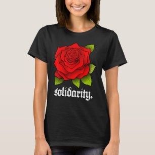Solidarnosc-Rose - Rote Rose Solidarität Niedlich T-Shirt