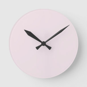 Solide, blasse Röte-Pink-Wanduhr Runde Wanduhr