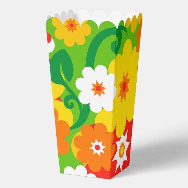 Solide Blume/Blütenmuster 7 Geschenkschachtel (Vorderseite)