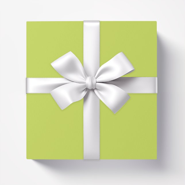 Solide Farbe Avocado hellgrün Geschenkpapier (Von Creator hochgeladen)