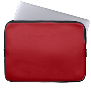 Solide Farbe: Cranberry Red Laptopschutzhülle