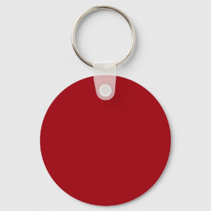 Solide Farbe: Cranberry Red Schlüsselanhänger