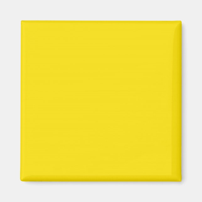 Solide Farbe: gelb Magnet (Vorne)