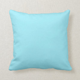 Solide Farbe Licht Weiches Aqua Blau Kissen