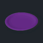 Solide Farbe: Lila Pappteller<br><div class="desc">Solid Lila Background Wenn Sie möchten, können Sie auch Ihre eigenen Bilder und / oder Text zu diesem soliden Hintergrund zu erstellen, um Ihr eigenes einzigartiges, einzigartiges Design. Diese Farbe koordiniert mit vielen anderen Mustern, die die gleiche Farbe haben, wie z.B. Chevrons, marokkanische Vierfolien, Polka-Punkte, Streifen, griechische Schlüssel, Damaskus, Harlequins,...</div>