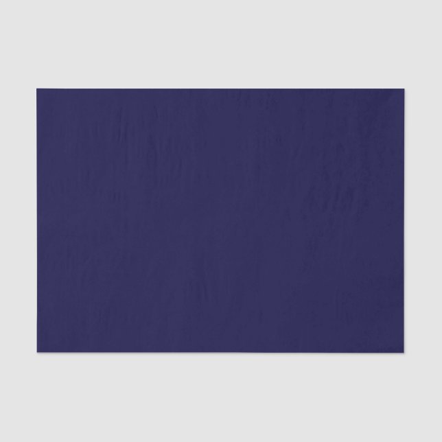 Solide Farbe: Navy Blue Seidenpapier (Vorderseite)