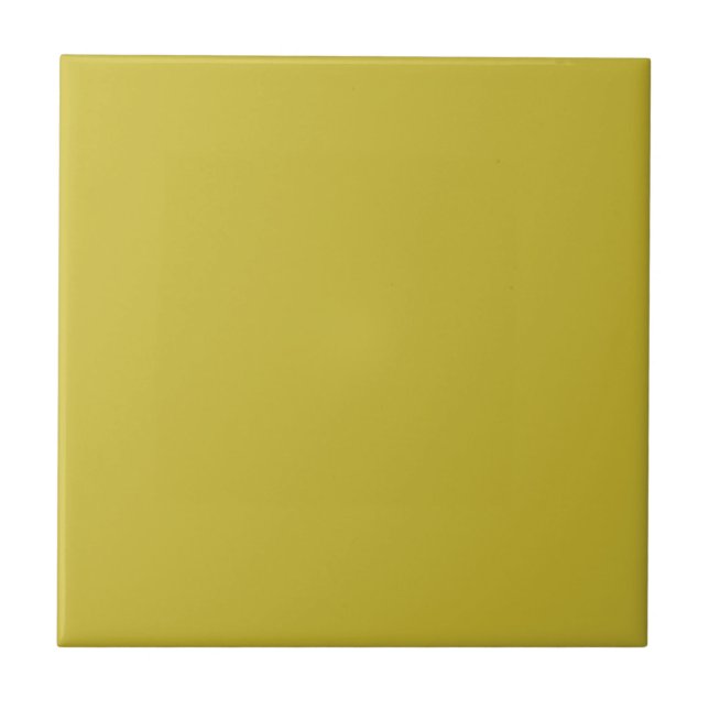 Solide Farbe schlicht hellgelb grün Schlange Auge Fliese (Vorderseite)