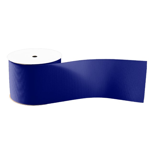 Solide Farbe tiefblau Ripsband (Spule)