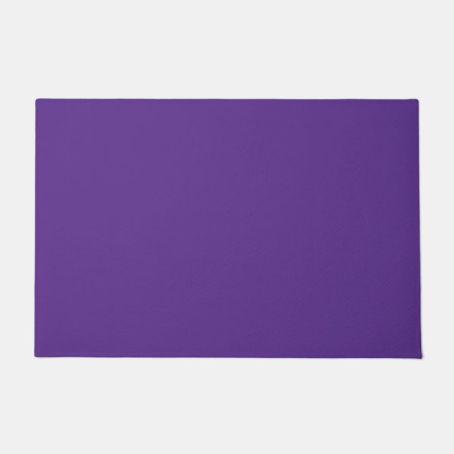Solide lila violette Substanz Fußmatte (Vorderseite)