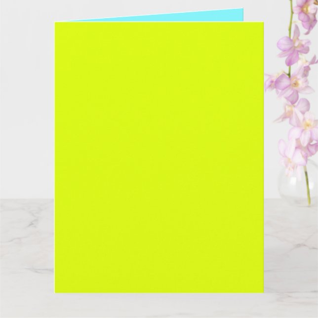 solide Neonfarben Karte (Orchidee)
