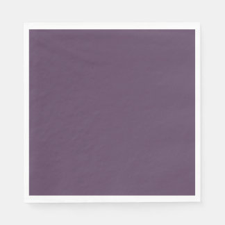 Solide Pflaume dunkle matte lila Serviette
