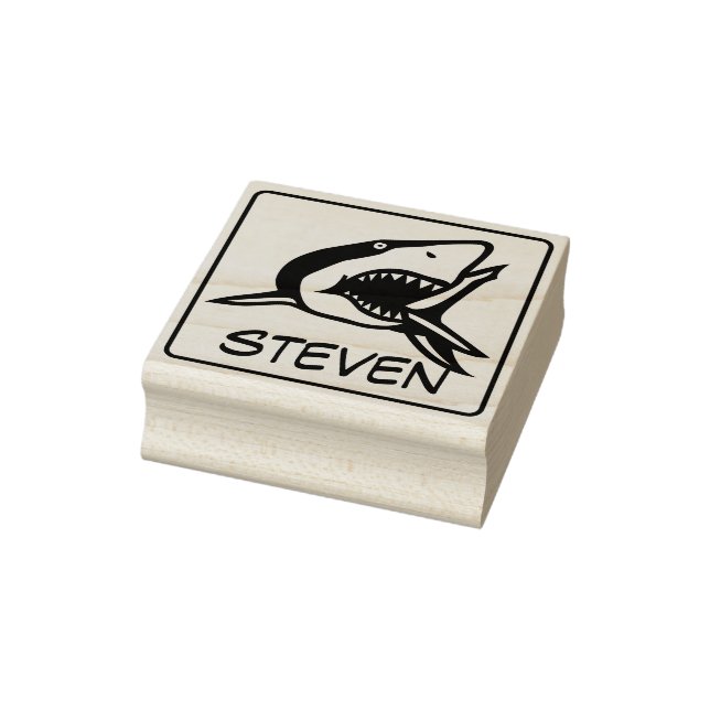 Solide Rahmen & Bild - SHARK + Ideen Gummistempel (Stempel)