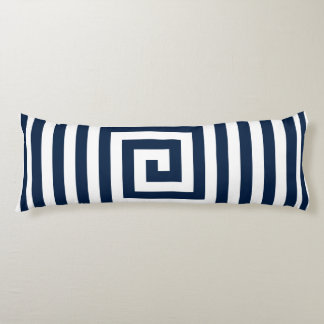 Solide Reverse für Marine und White Geometrics Seitenschläferkissen
