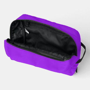 Solide violette Cut-Sew-Kulturbeutel für den tägli Waschbeutel