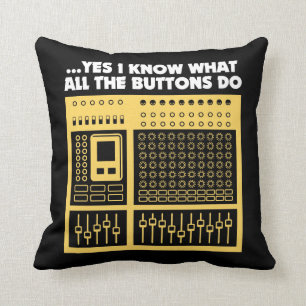 Solider Audioingenieur - Musik DJ-Turntable Kissen