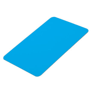 Solider Cyan-Blauer Hintergrund   Minimalistischer Magnet