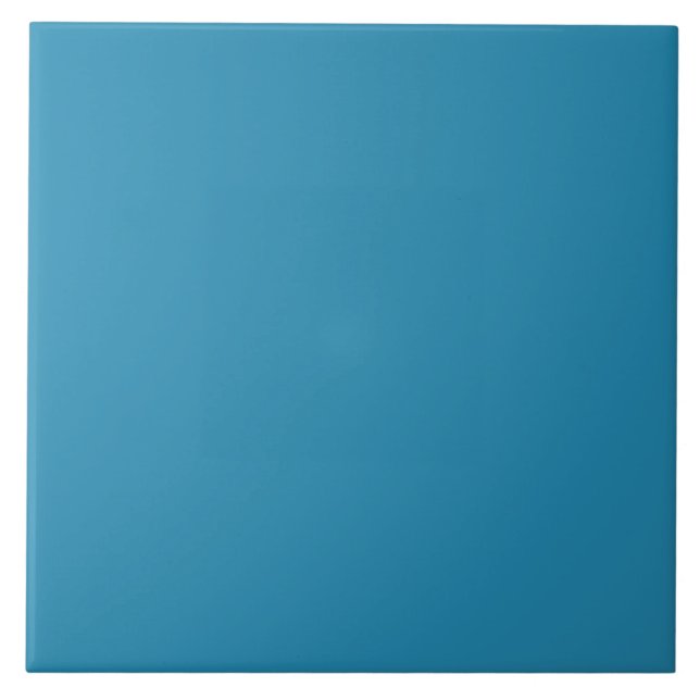 Solider Farbblock - Blau Fliese (Vorderseite)