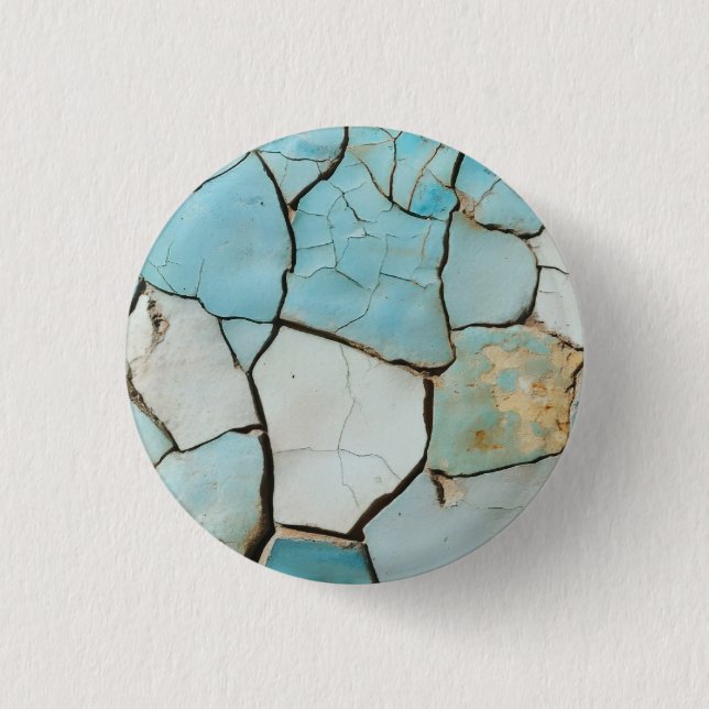 Solider Geknackter Felsen Knopf Button (Vorderseite)
