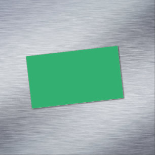 Solider grüner Hintergrund  Magnetische Visitenkarte