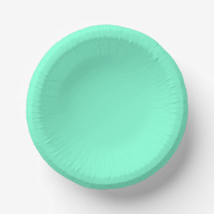Solides Aquamarin Pappteller