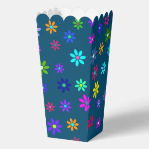 Solides Blumen / Blüten Muster 10a Geschenkschachtel