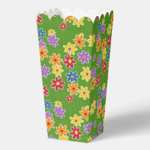 Solides Blumen / Blüten Muster 8 Geschenkschachtel