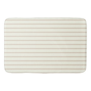 Solides Elfenbein und Mandelfarbenes minimalistisc Badematte