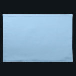 Solides Pulver hellblass Baby blau Stofftischset<br><div class="desc">Solid Farbe Pulver helles blass Baby Blue Design.</div>