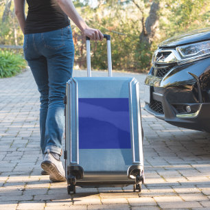 Solides tiefblaues Hintergrundbild Kühnes minima Aufkleber