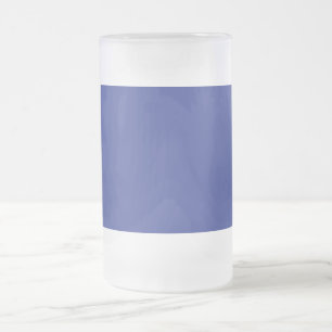 Solides tiefblaues Hintergrundbild   Kühnes minima Mattglas Bierglas