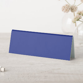 Solides tiefblaues Hintergrundbild | Kühnes minima Tischaufsteller