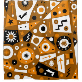 Solidus OB geometrischer Duschvorhang