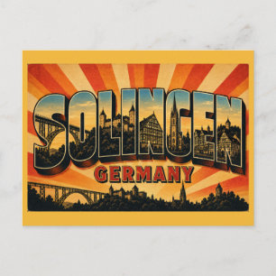 Solingen Deutschland Burg Postkarte