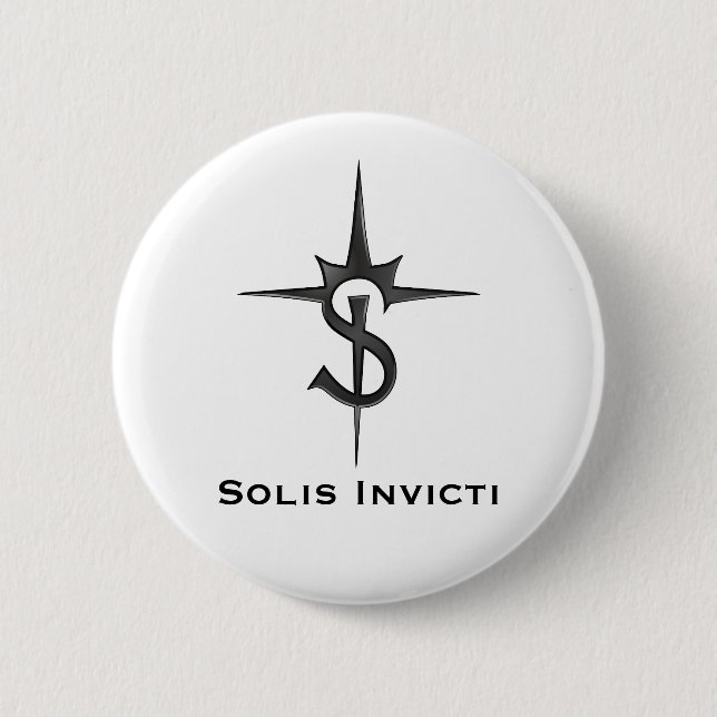 Solis Invicti Abzeichen Button (Vorderseite)