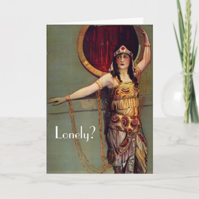 Solitaire ? Carte de vœux (Devant)