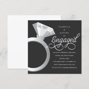 Solitaire Invitation du groupe d'engagement coule