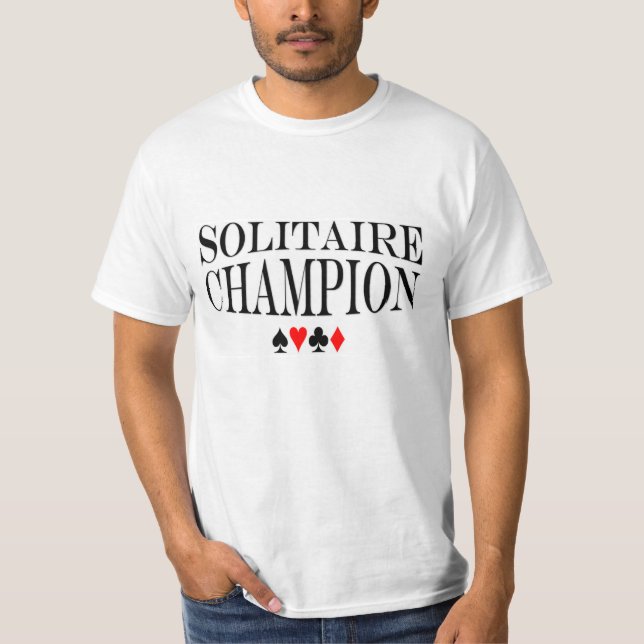 Solitaire-Meister T-Shirt (Vorderseite)