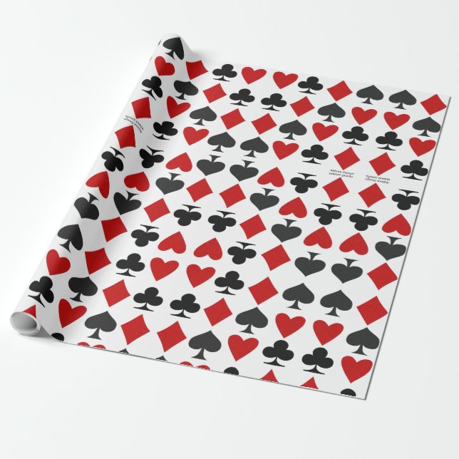 Solitaire Muster Geschenkpapier (Ungerollt)