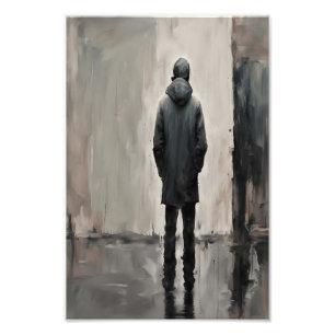 Solitaire Reflektion - Minimalistische Kunst Fotodruck